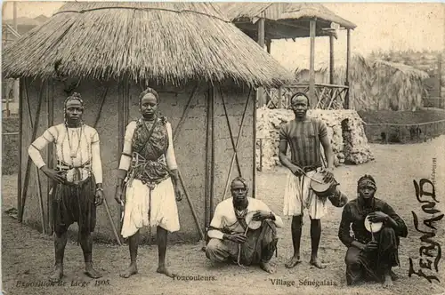 Exposition de Liege 1905 - Village Senegalais -485362