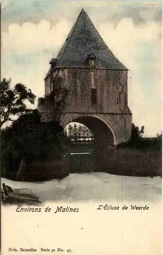 Environs de Malines - L Ecluse de Weerde -485768