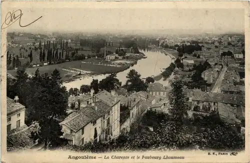 Angouleme - La Charente et le Faubourg Lhoumeau -486036