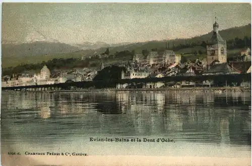 Evian les Bains et la Dent d Oche -486104