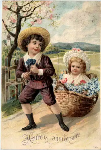 Kinder - Prägekarte -486220