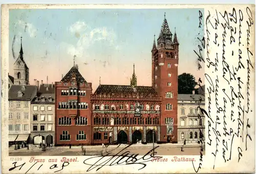 Gruss aus Basel - Neues Rathaus -486076