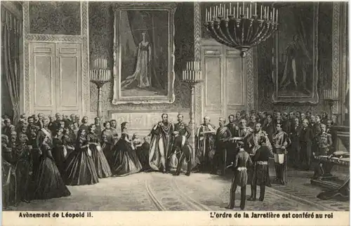 Avenement de Leopold II - Roi des Belges -486940