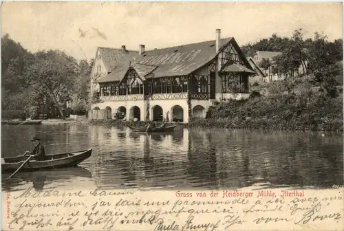 Haan - Gruss von der Heidberger Mühle - Itterthal -487060