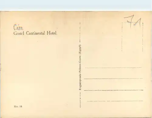 Cairo - Grand Continental Hotel -484898