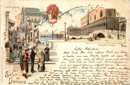 Saluto da Venezia - Litho -462468