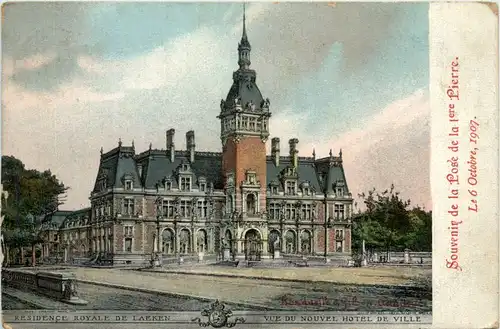 Laeken - Souvenir de la Pose de la 1ere Perre -486128