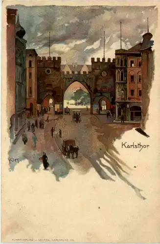 München - Karlsthor - Litho -487220