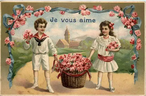 Kinder - Prägekarte -486228