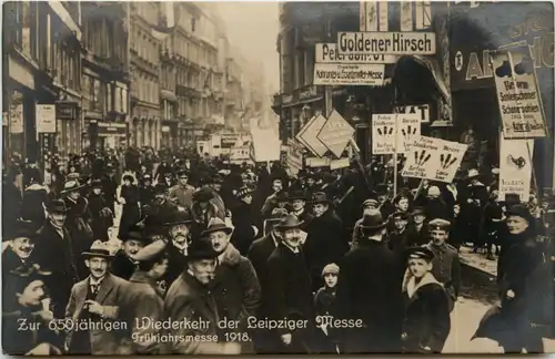 Leipzig - Zur 650jährigen Wiederkehr der Messe 1918 -487278