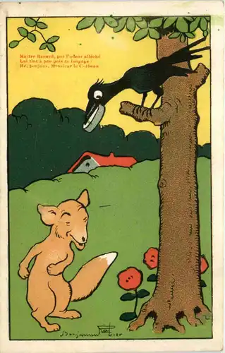 Künstlerkarte Benjamin Ralier - Fox -485962