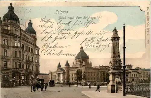 Leipzig, Blick nach dem Reichsgericht -368756