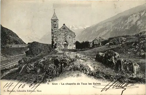 Sion - La chapelle de Tous les Saints -486082