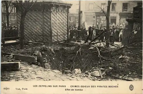 Les Zeppelins sur Paris - Effet de bombe -486758