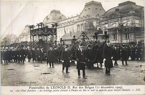 Funerailles de Leopold II - Roi des Belges -486914