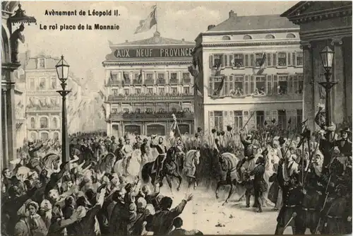 Avenement de Leopold II - Roi des Belges -486938