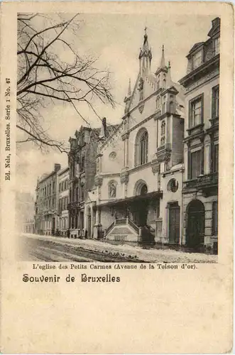 Souvenir de Bruxelles - L eglise des Petiots Carmes -486382