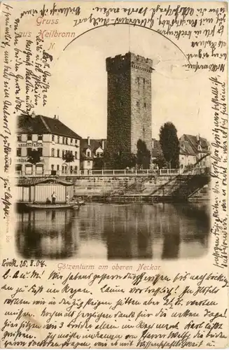 Heilbronn, Götzenturm am oberen Neckar -369156