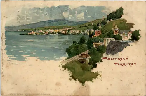 Montreux Territet - Litho -485558