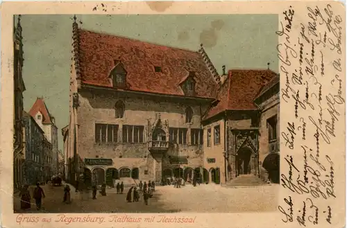 Regensburg, Rathaus mit Reichssaal -369336