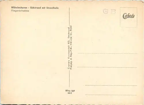 Wilhelmshaven - Südstrand mit Strandhalle -488320