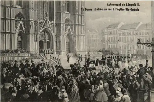 Avenement de Leopold II - Roi des Belges -486942