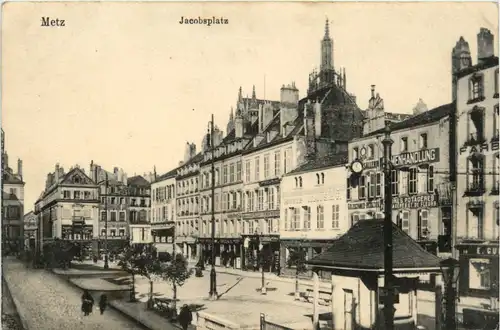 Metz - Jacobsplatz - Feldpost Rhein Fussart. Regiment 8 -486736