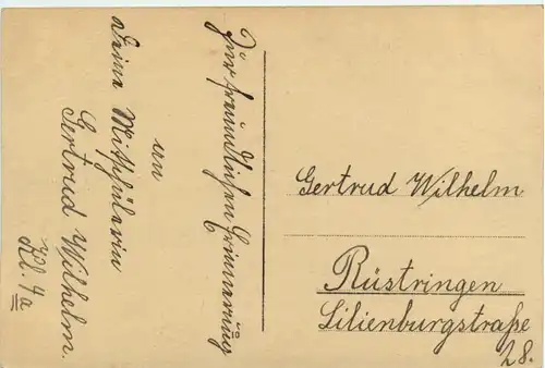 Wilhelmshaven - Rüstringen - Fritz Reuter-Strasse -487546