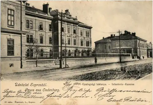 Gruss aus Oedenburg - Sopron - Infanterie Kaserne -463988