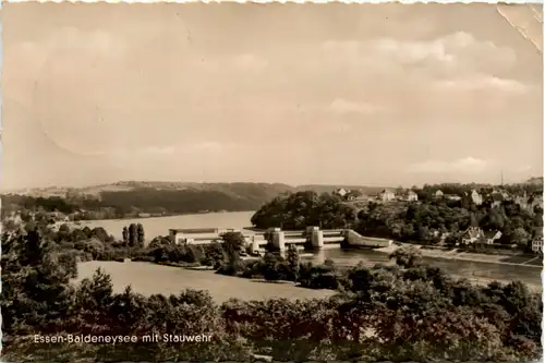 Essen-Baldeneysee mit Stauwehr -487420