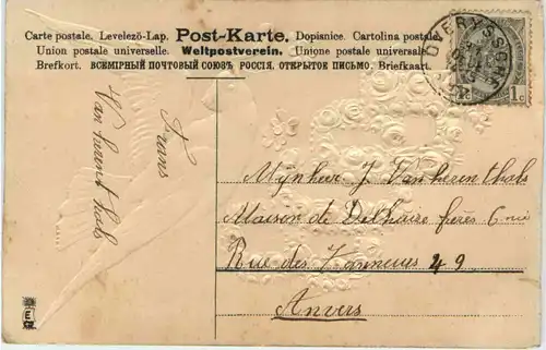 Neujahr - Jahreszahl 1908 -486198