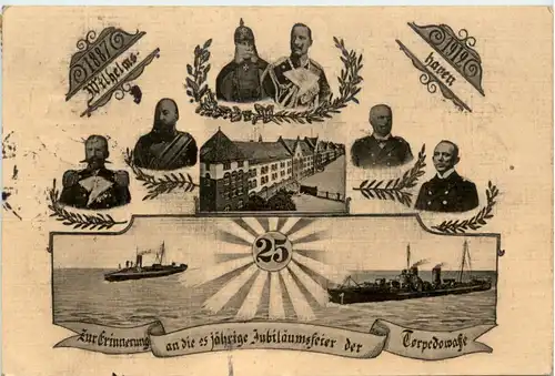 Wilhelmshaven - Erinnerung an die 25-jährige Jubiläumsfeier der Torpedowaffe -487842