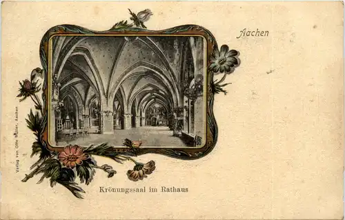 Aachen - Krönungssaal im Rathaus -487354