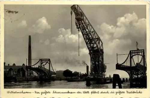 Wilhelmshaven - Der grösste Schwimmkran der Welt -488690