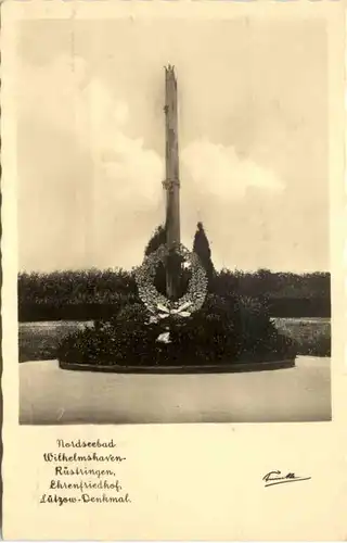 Wilhelmshaven - Ehrenfriedhof -488098