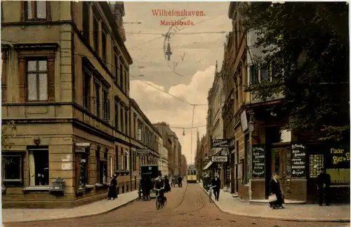Wilhelmshaven - Marktstrasse - Feldpost 2. Matrosen Division -487806