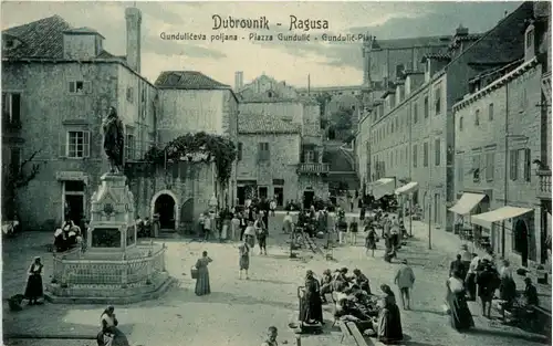 Dubrovnik - Ragusa - Piazza Gundulic -464802