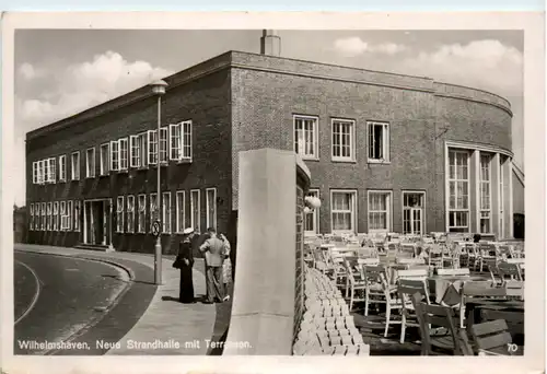 Wilhelmshaven - Neue Strandhalle mit Terrassen -488326