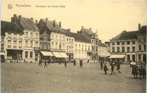 Roeselaere - Noordkant der Groote Markt -464982