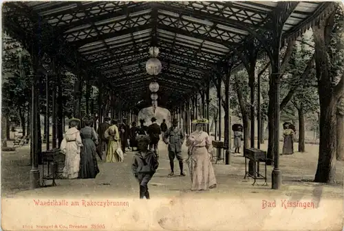 Bad Kissingen, Wandelhalle am Rakoczybrunnen -370956