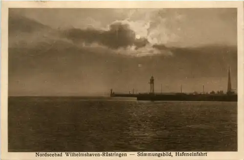 Wilhelmshaven - Hafeneinfahrt -488650