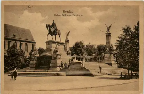 Breslau - Kaiser Wilhelm Denkmal -489400
