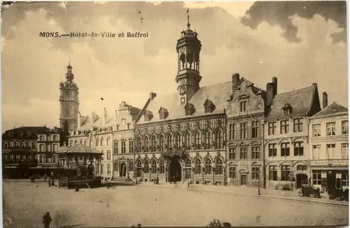 Mons - Hotel de Ville et Beffroi -465222