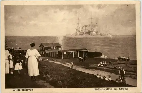 Wilhelmshaven - Badeanstalten am Strand -488556