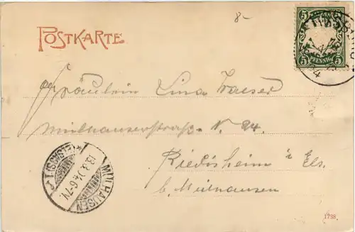 Augsburg, Partie am untern Graben -371556