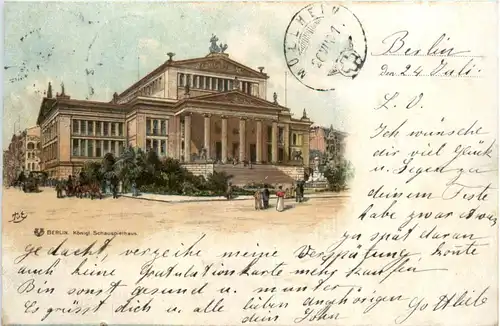 Berlin - Schauspielhaus - Litho -489316