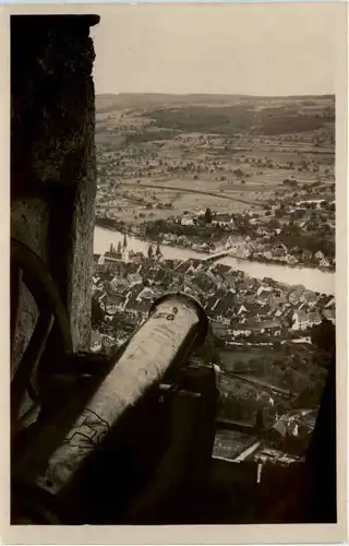 Brug Hohenklingen - Blick auf Stein am Rhein -489856