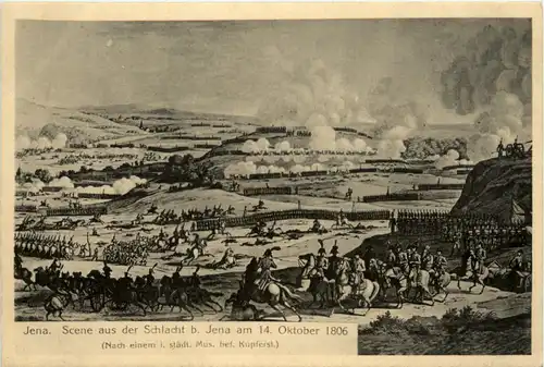 Jena, Scene aus der Schlacht b. Jena am 14.10.1806 -371796