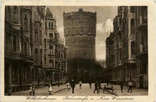 Wilhelmshaven - Bülowstrasse und Wasserturm -487934