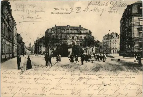 Nürnberg, Gutenbergplatz -371856